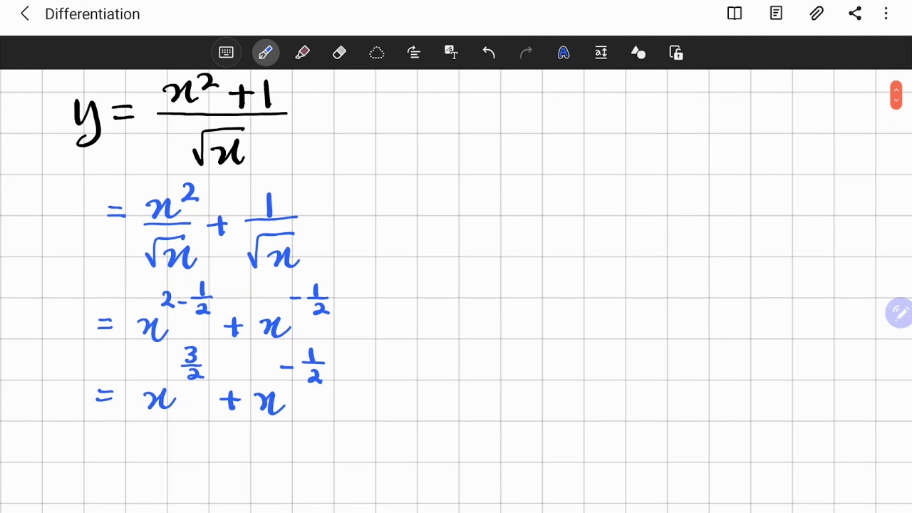 Differentiation Basic Rule | Tutorial 3 of 9 | Q2d - YouTube