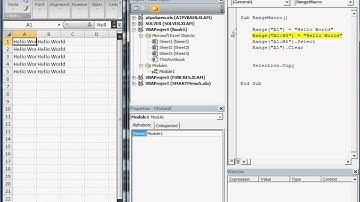 Intro to Excel VBA (Lesson 4) Understanding Ranges