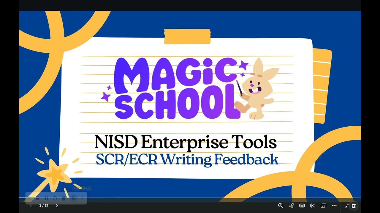 MagicSchool: SCR/ECR Writing Feedback Tools