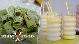 Spring veggie pasta and creamsicle smoothies: Get the recipes!