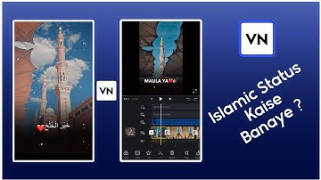 2025 ☪️ VN app se islamic status kaise banaye //  Ramzan special video editing in VN app 🕌