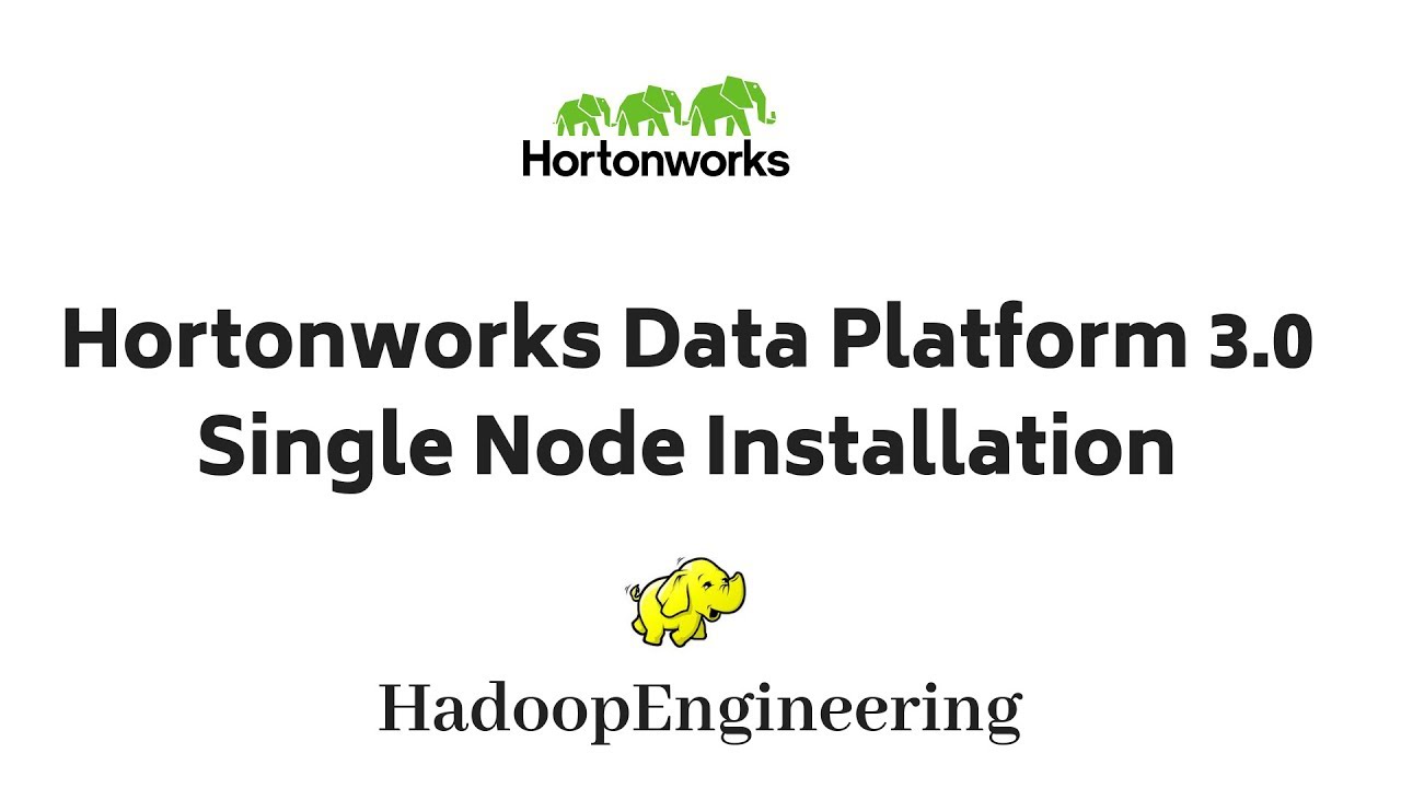 Hortonworks Data Platform 3.0.0 Single Node installation in 5 Minutes ...