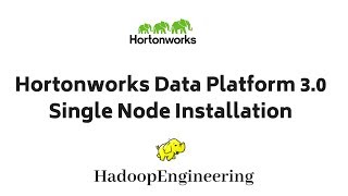 Hortonworks Data Platform 3.0.0 Single Node installation in 5 Minutes