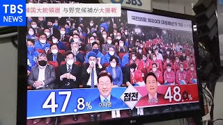 大接戦、韓国大統領選出口調査“尹氏わずか０．６ポイントリード”韓国メディア報道