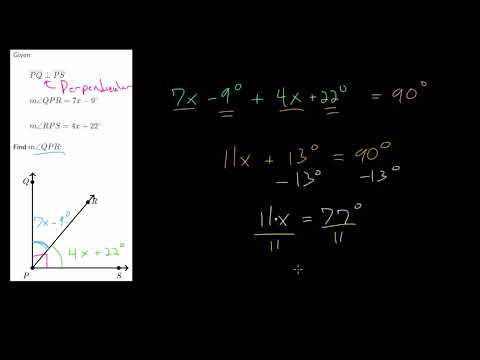 Angle Addition with Equations: Practice