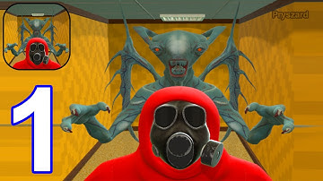 Horror Hide - Backrooms Escape - Gameplay Walkthrough Part 1 Tutorial Levels 1-9 (iOS, Android)