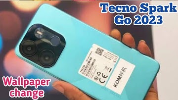 Set Wallpaper In Tecno Spark Go 2023, How To Change Wallpaper In Tecno Spark Go 2023,