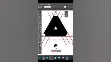 How to Design Impossible Triangle Shape । 3D illusion, Penrose triangle। Adobe Illustrator Tutorial