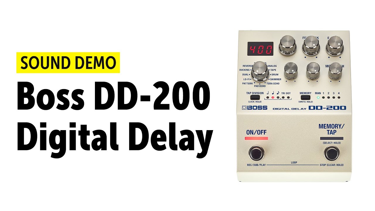 Pedal de guitarra Boss DD200 Digital Delay