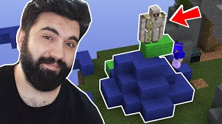 GOLEM NEFES ALDIRMADI! Minecraft: BED WARS