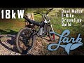 INSANE!!! 18kW Dual Motor E bike build | Lark Machine Co