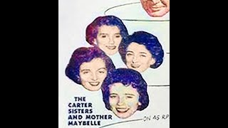 Debut Carter Sisters Mother Maybelle Chet Atkins Program 14 on KWTO ABC nationally syndicated 1950