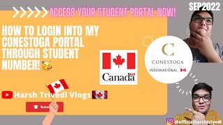 HOW TO LOGIN INTO CONESTOGA🤩🥰 STUDENT PORTAL🇨🇦 | ACCESS STUDENT INVOICES | HARSH TRIVEDI VLOGS🇨🇦 screenshot 4