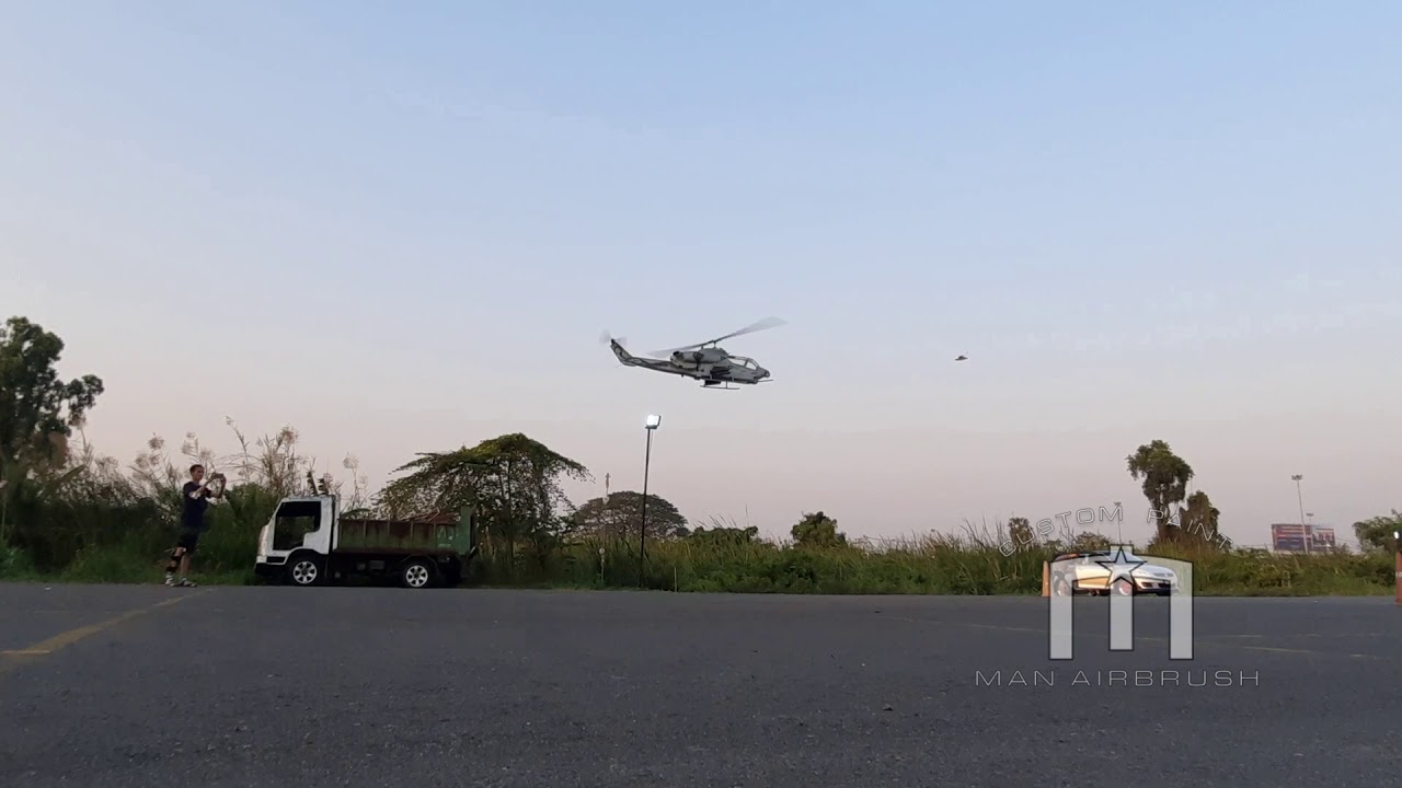 ah-1w Super scale Roban Model Test Flight