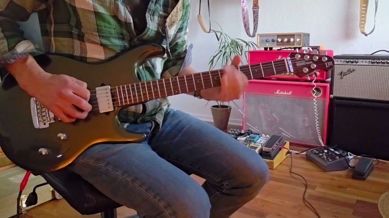 Music Man Luke III all Rosewood Neck - Marshall Plexi High Gain Sounds