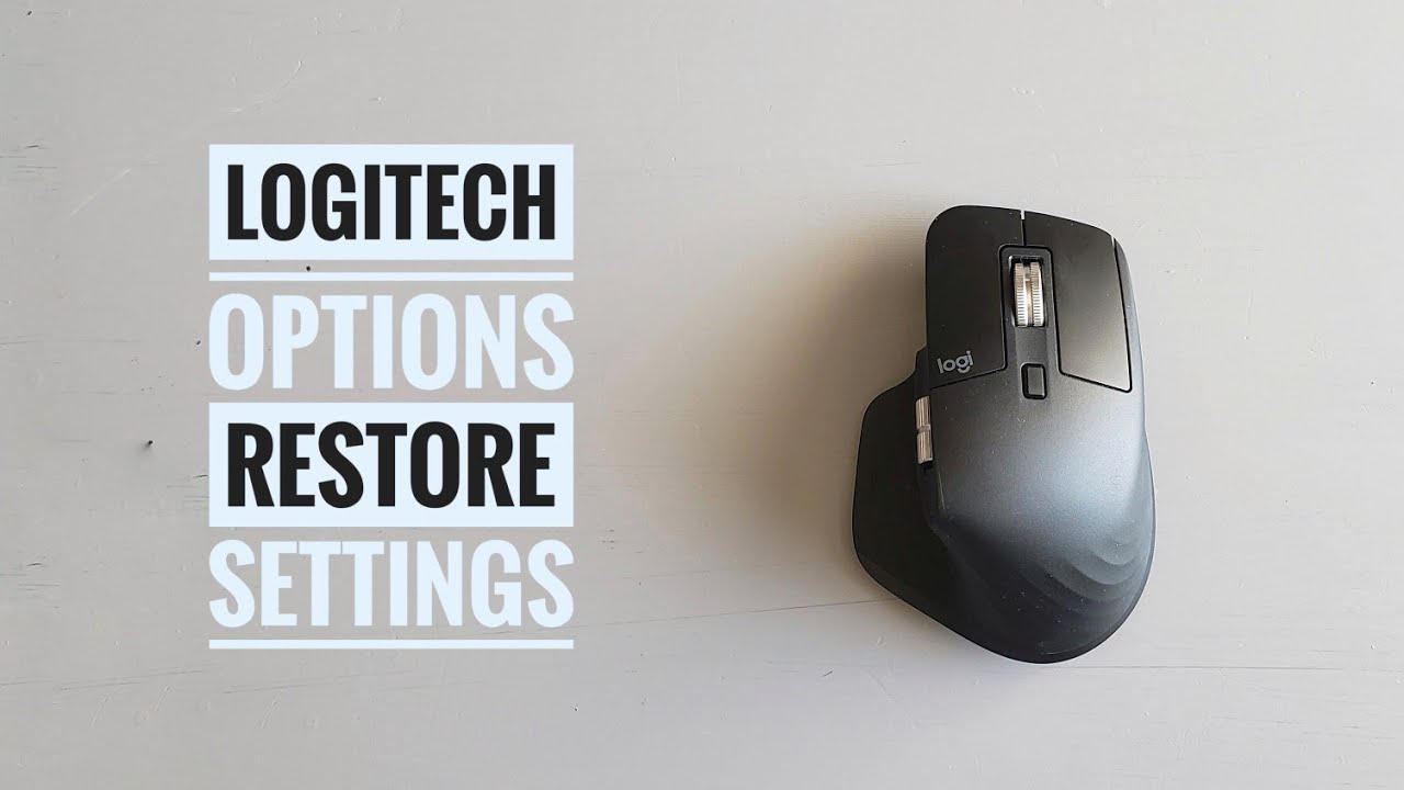 How to Reset Logitech Mouse  