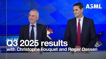 Q3 2025 financial results: interview with Christophe Fouquet and Roger Dassen | ASML