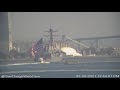 US Navy Destroyer USS Michael Murphy Is Flying An Absolutely Gargantuan American Flag