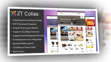 ZT Colias Responsive Ecommerce Joomla Template - Video ServerThemes.Net