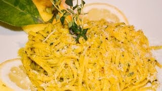 Tagliolini Timo e LImone - Thyme and Lemon Tagliolini by Bravobob