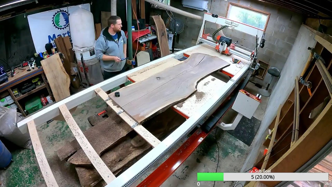 Martin Woodworking - Flattening Some Walnut