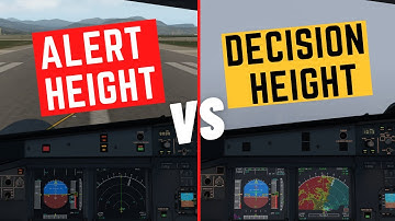 Decision Height Vs Alert Height - [What a Pilot thinks during short final on Low visibility]