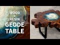 Resin Geode Table (like a River Table but...not!) Resin Geode Table (like a River Table but...not!)