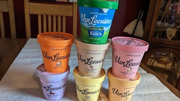 Trying Spring 2023 Limited Edition Van Leeuwen Ice Creams Including Hidden Valley Ranch Flavor!