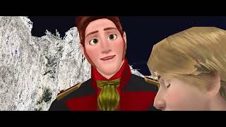 MMD - Red Prince Hans bites Royal Kristoff HD 60 FPS