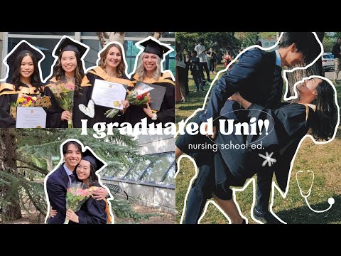 officially done with school forever 🥳 | nursing grad vlog