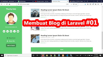 Tutorial Laravel 7 - Membuat Blog Mulai Dari Nol #01 (FREE SOURCE CODE)