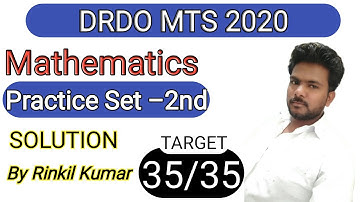 Drdo mts maths practice set 2||drdo mts 2020||drdo mts syllabus||drdo mts||drdo||studystrive