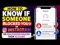 How to Know If Someone Blocked You on Instagram or Deactivated/Deleted Their Account 2025