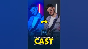 Fix Extreme Color Cast in few clicks in Photoshop