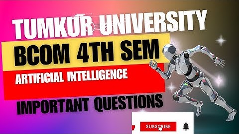 ARTIFICIAL INTELLIGENCE important questions