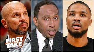 Stephen A. reacts to Damian Lillard calling for the Blazers to hire Jason Kidd | First Take