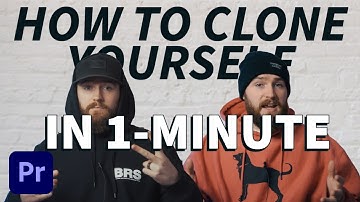 How to CLONE YOURSELF in 1-MINUTE! | Adobe Premiere Pro 2020 Tutorial