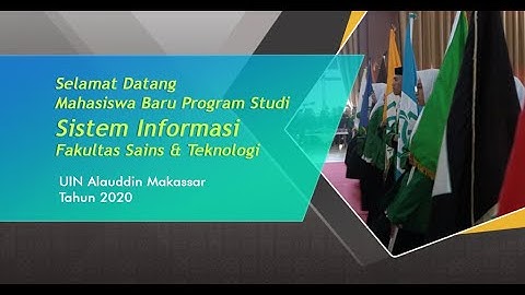 PBAK 2020 | Selamat Datang Mahasiswa Baru UIN Alauddin Makassar