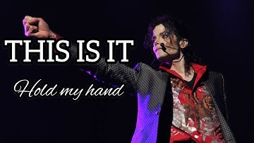 Michael Jackson Hold My Hand THIS IS IT aversion HD audio quality 1080p video quality