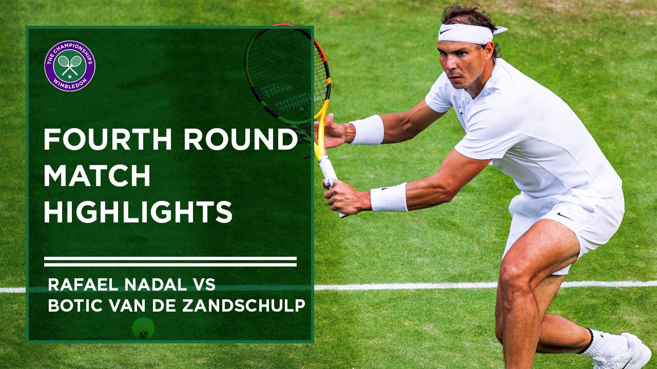 Rafael Nadal vs Botic Van De Zandschulp Match Highlights Wimbledon 2022 