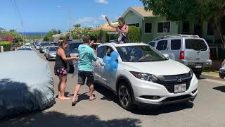 Sarah's Surprise Baby Shower Parade