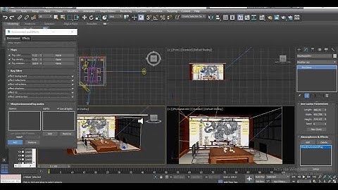 3Dsmax Tutorials, Learn 3D Modeling, Texturing & Lighting a Stylish Japanese interior in 3dsmax P11