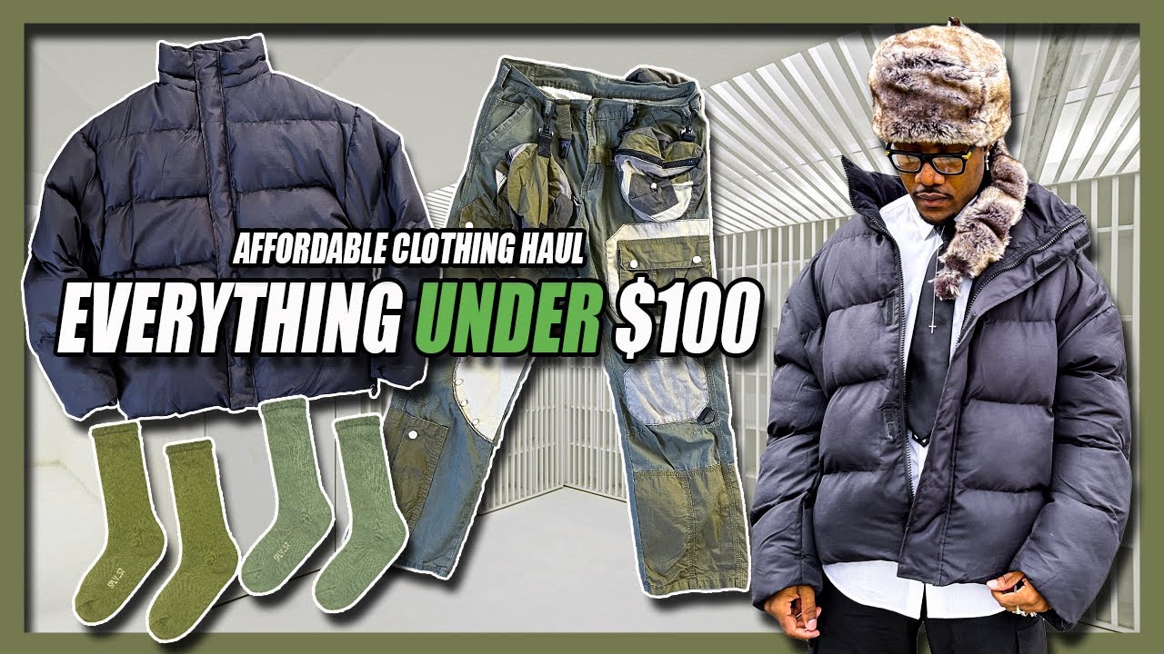 EVERYTHING UNDER $100  Men's Affordable Clothing Haul (Men's Fashion &  Streetwear 2022) 