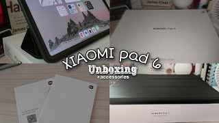 Unboxing Xiaomi Pad 6 (8+256 GB Gravity Gray )+ accessories 2023