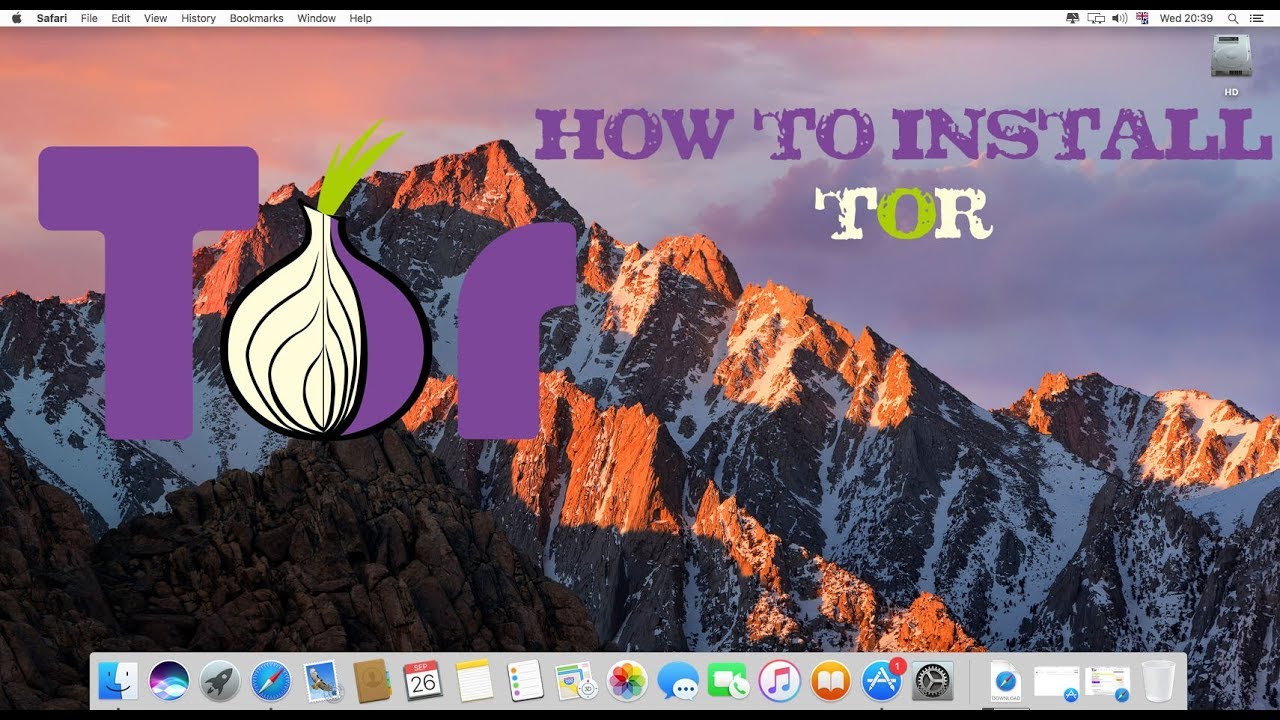 как установить tor browser на mac os x mega
