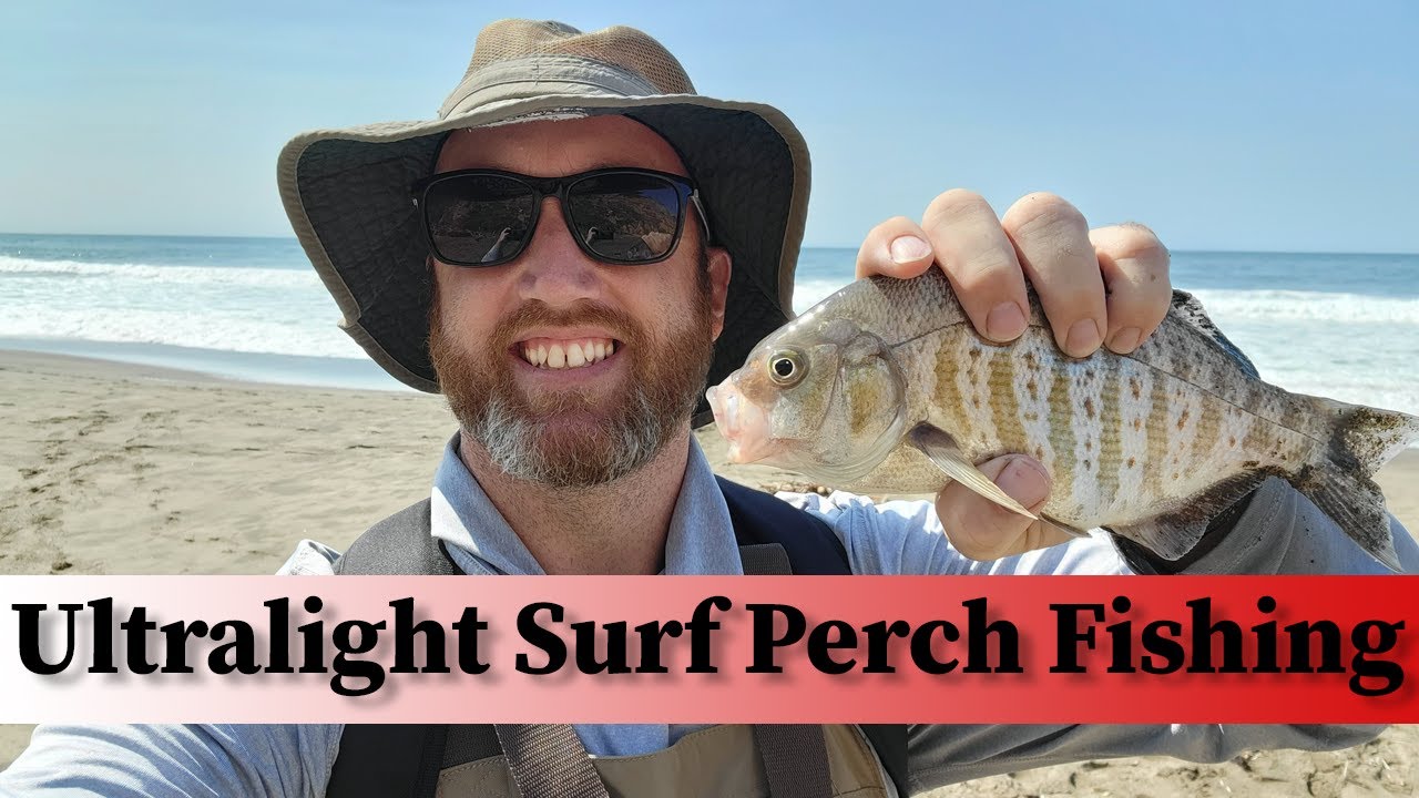 Ultralight Surf Perch fishing in San Francisco!! 