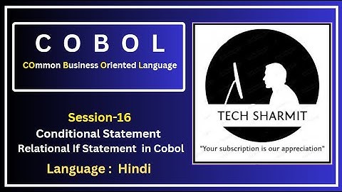 Relational If Condition in COBOL | Cobol Training | Cobol programming |  Cobol programming |