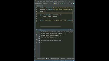 Program to find power of a number using for loop #python #shorts #pythonprojects #python3