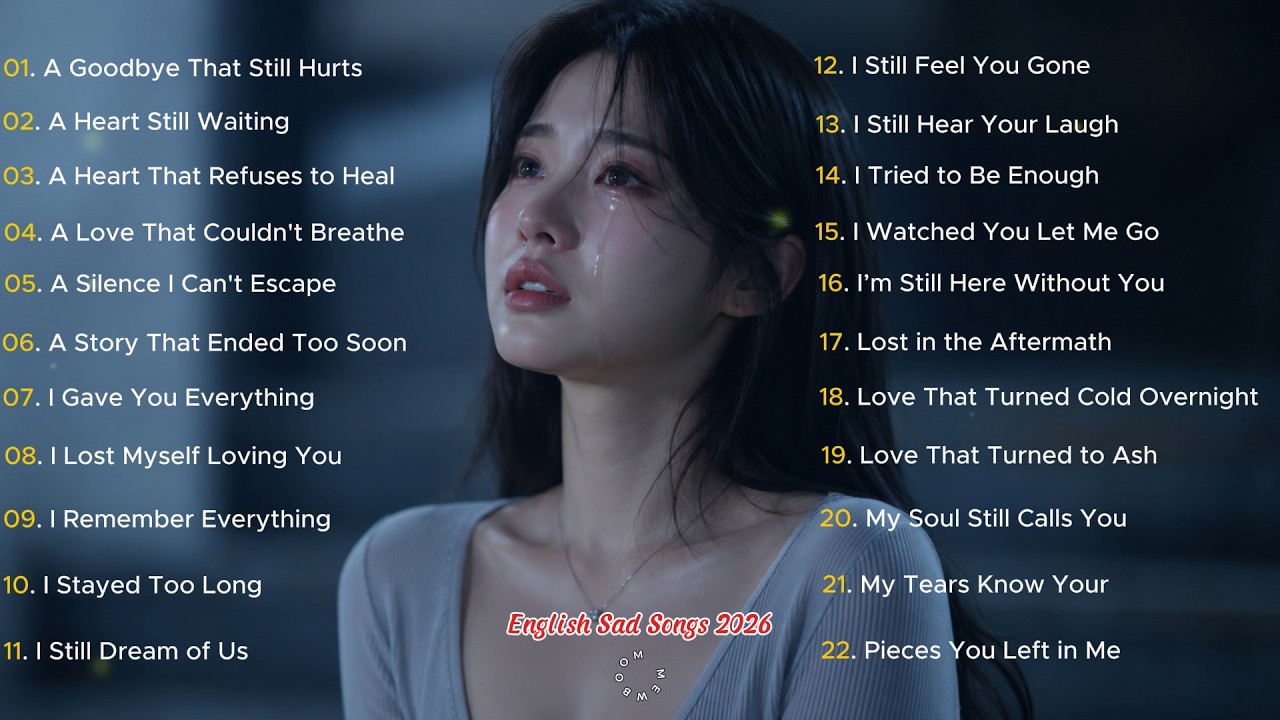Heartbreak Love Songs 💔 Playlist Sad Love Songs That Make You Cry When ...