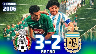 ¡INÉDITO! México 3 - 2 Argentina Showbol 2006 - Narración Paco Villa 🖤🎗️😢